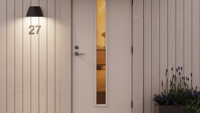 Väggarmatur 13W 1000 lm 2,2-4K Svart Plejd